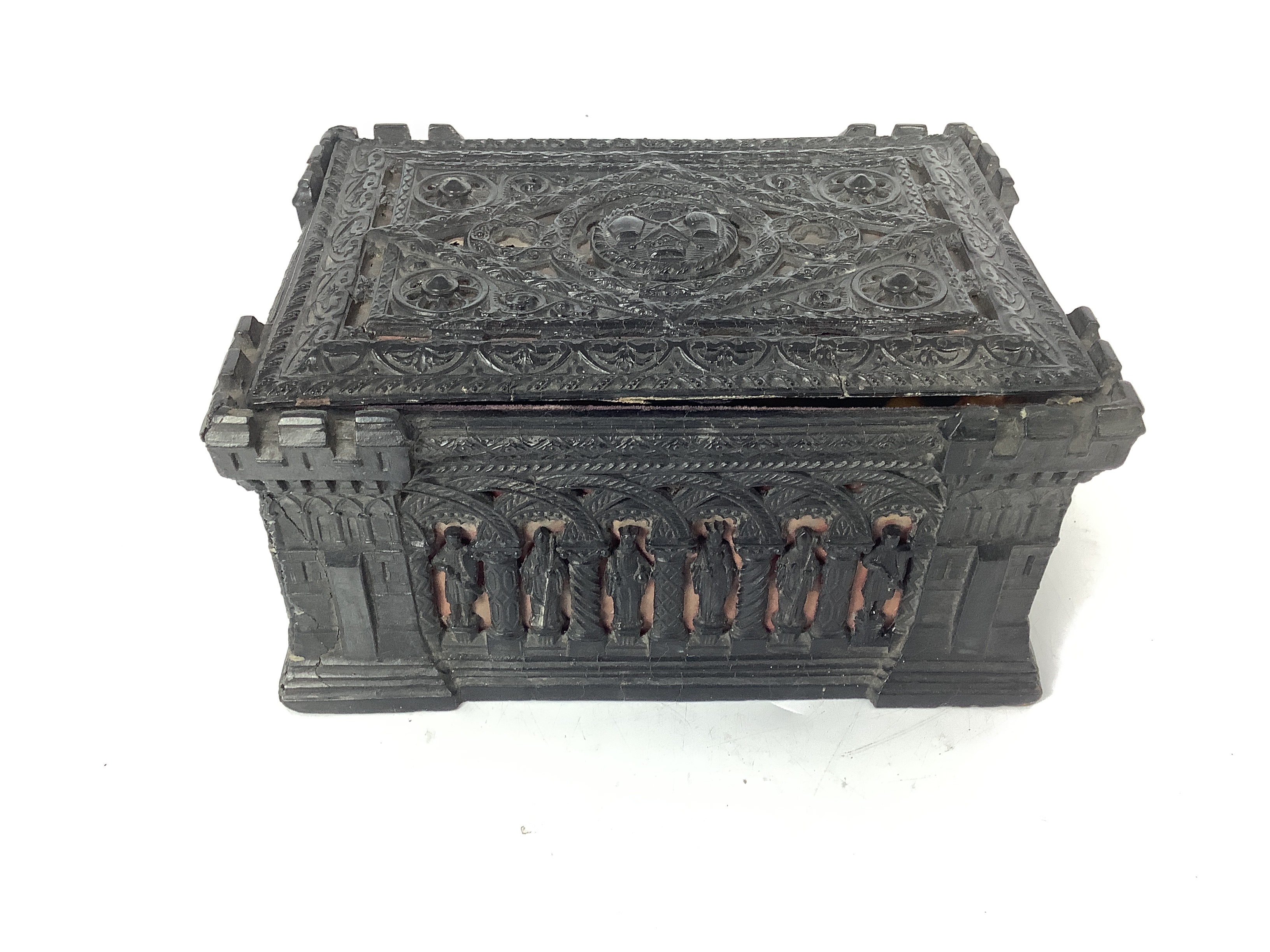 An early Jaques Staunton pattern lead weighted boxwood and ebony chess set, c.1850, Kings 10cm (4in.)